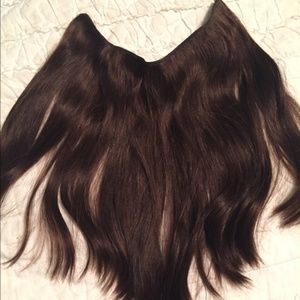 Babe halo human hair extensions 12 in dark brown